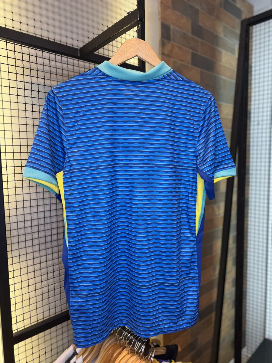 Camisa Brasil Reserva 2024 Azul Claro — costas