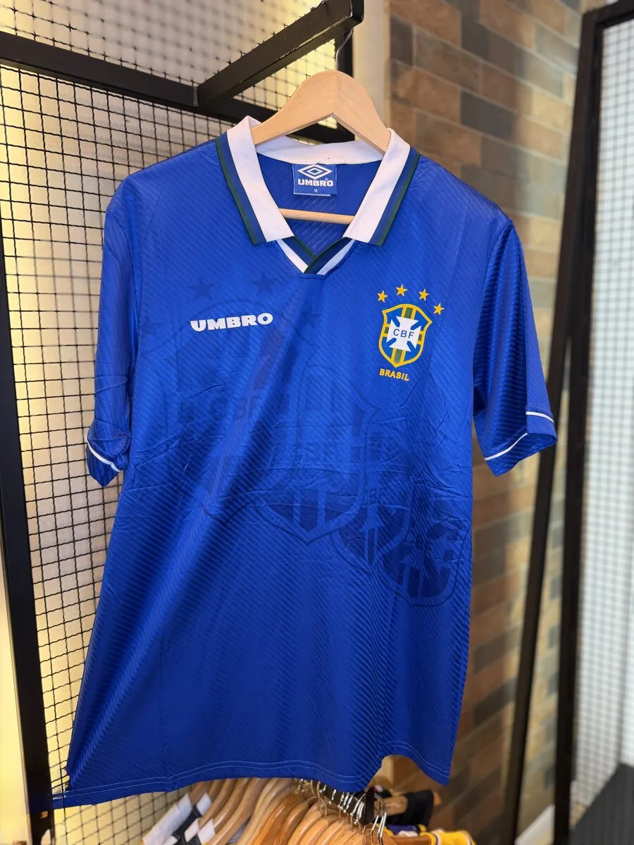 Camisa Brasil Reserva Umbro Azul — frente